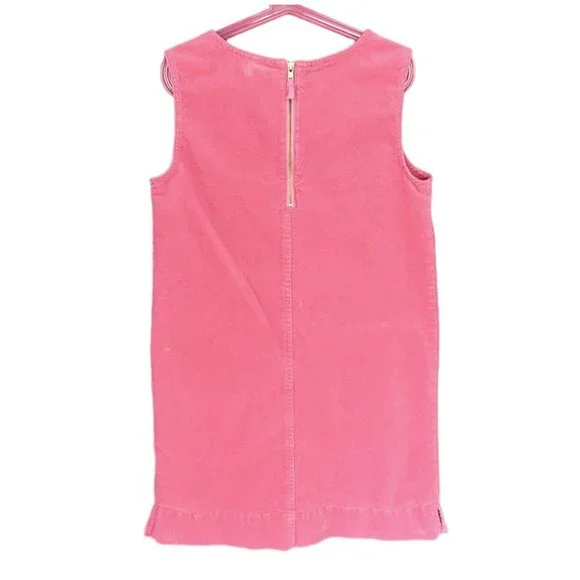 Crewcuts Pink Corduroy Jumper With Heart Pocket Girls Size 10 - Picture 6 of 7